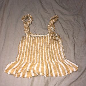 striped pendulum tank top